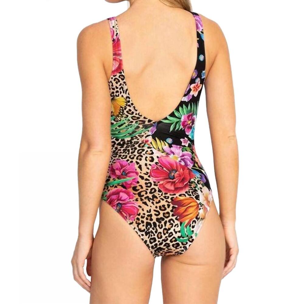NEW JOHNNY WAS monarch wrap one piece in multi